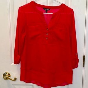 Express Red Blouse